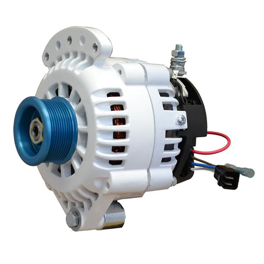 Balmar Alternator 120 AMP 12V 1 - 2" Single Foot Spindle Mount J10 Pulley w/Isolated Ground - Marine Parts OnlyElectricalBalmar