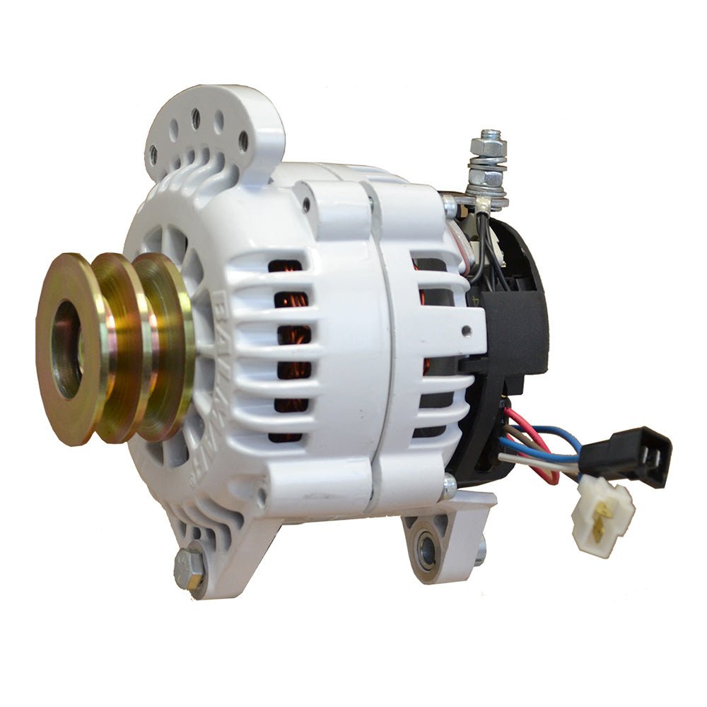 Balmar Alternator 120 AMP 12V 3.15" Dual Foot Saddle Dual Pulley w/Isolated Ground - Marine Parts OnlyElectricalBalmar