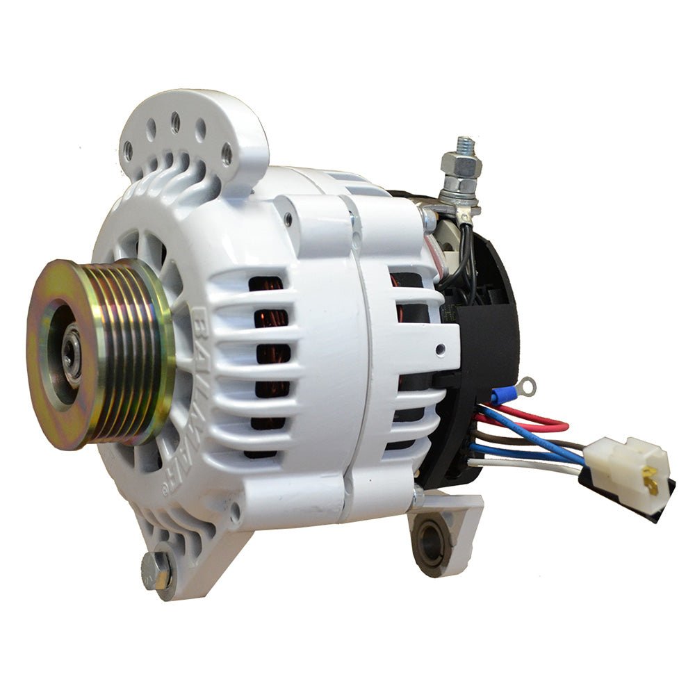 Balmar Alternator 120 AMP 12V 4" Dual Foot Saddle K6 Pulley w/Isolated Ground - Marine Parts OnlyElectricalBalmar