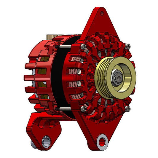 Balmar Alternator 170 AMP 12V 4" Dual Foot Saddle K6 Pulley - Marine Parts OnlyElectricalBalmar