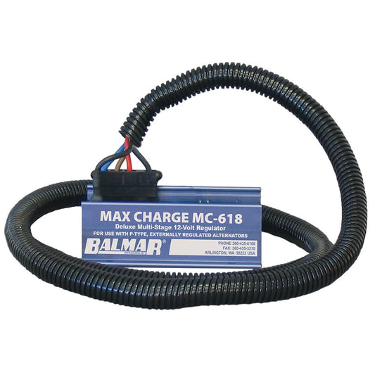 Balmar Max Charge MC - 618 Multi - Stage Regulator w/ 54" Harness - 12V - Marine Parts OnlyElectricalBalmar