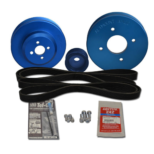 Balmar Pulley Kit f/Yanmar 4JH2 - TE, 4JH2 - HTE, 4JH2 - DTE 4JH2 - UTE - Marine Parts OnlyElectricalBalmar