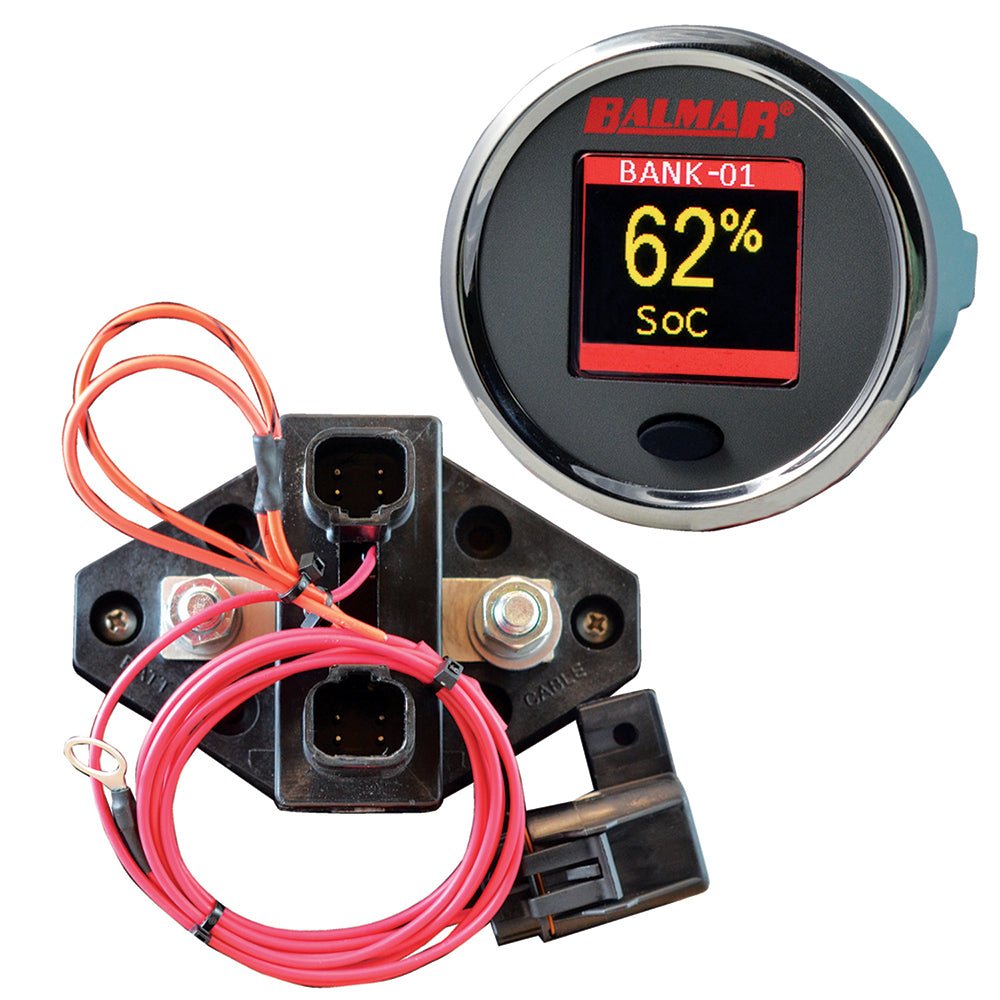 Balmar SG200 Battery Monitor Kit w/Display Shunt &amp; 10M Cable - 12 - 48 VDC - Marine Parts OnlyElectricalBalmar