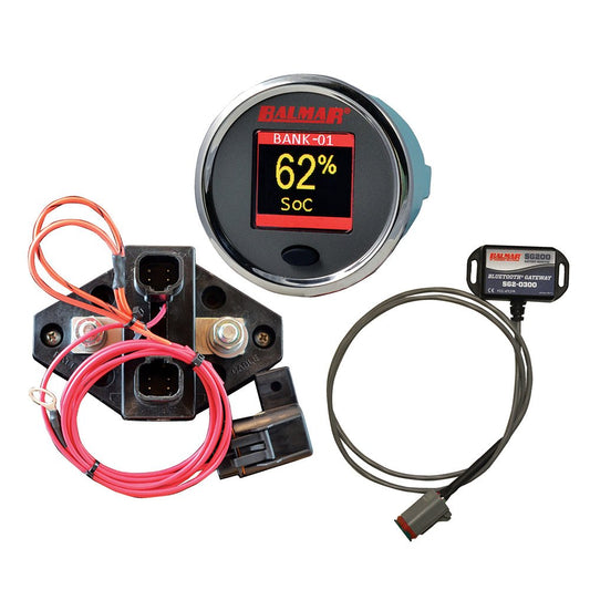 Balmar SG210 Battery Monitor Kit w/Display Shunt Gateway - Marine Parts OnlyElectricalBalmar