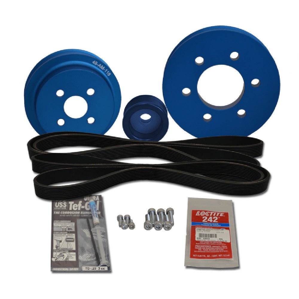 Barlmar Pulley Kit f/Yanmar 4LH - A - Marine Parts OnlyElectricalBalmar