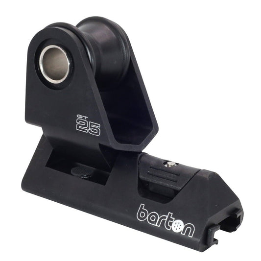 Barton 25mm T - Track Genoa Car - Black - Marine Parts OnlySailingBarton Marine