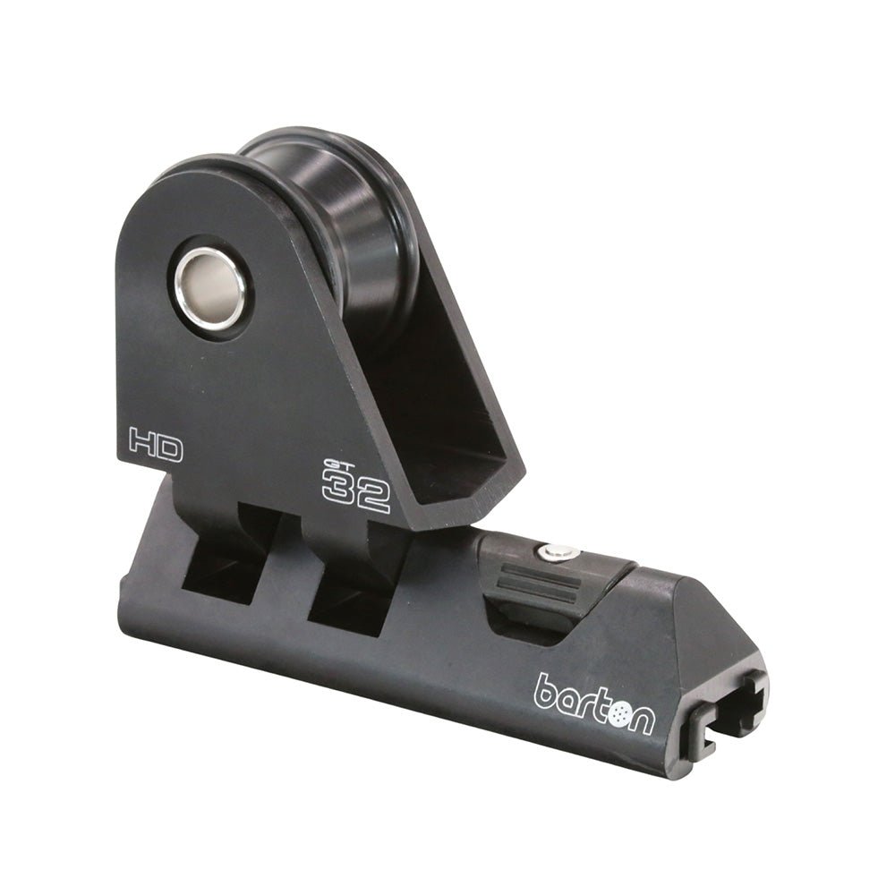 Barton 32mm HD Pin Genoa Car Heavy Duty w/Plunger Stop - Black - Marine Parts OnlySailingBarton Marine