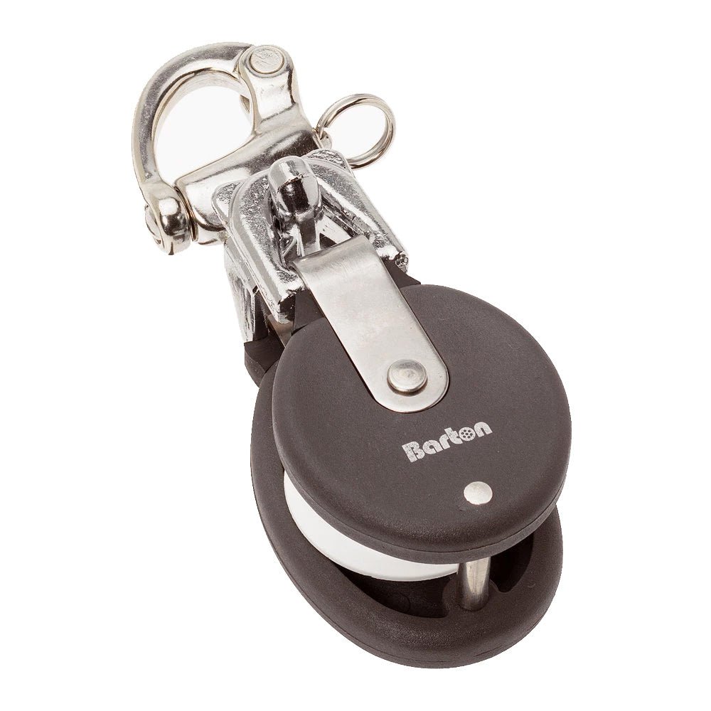 Barton Large Snatch Block f/Yachts Up to 40' (12.2M) - Stainless Steel Snap - Marine Parts OnlySailingBarton Marine