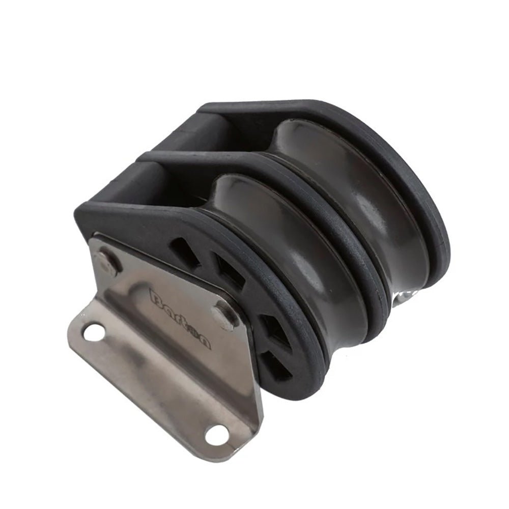 Barton Size 3 45mm Plain Bearing Pulley Block Double Upright Block - Marine Parts OnlySailingBarton Marine