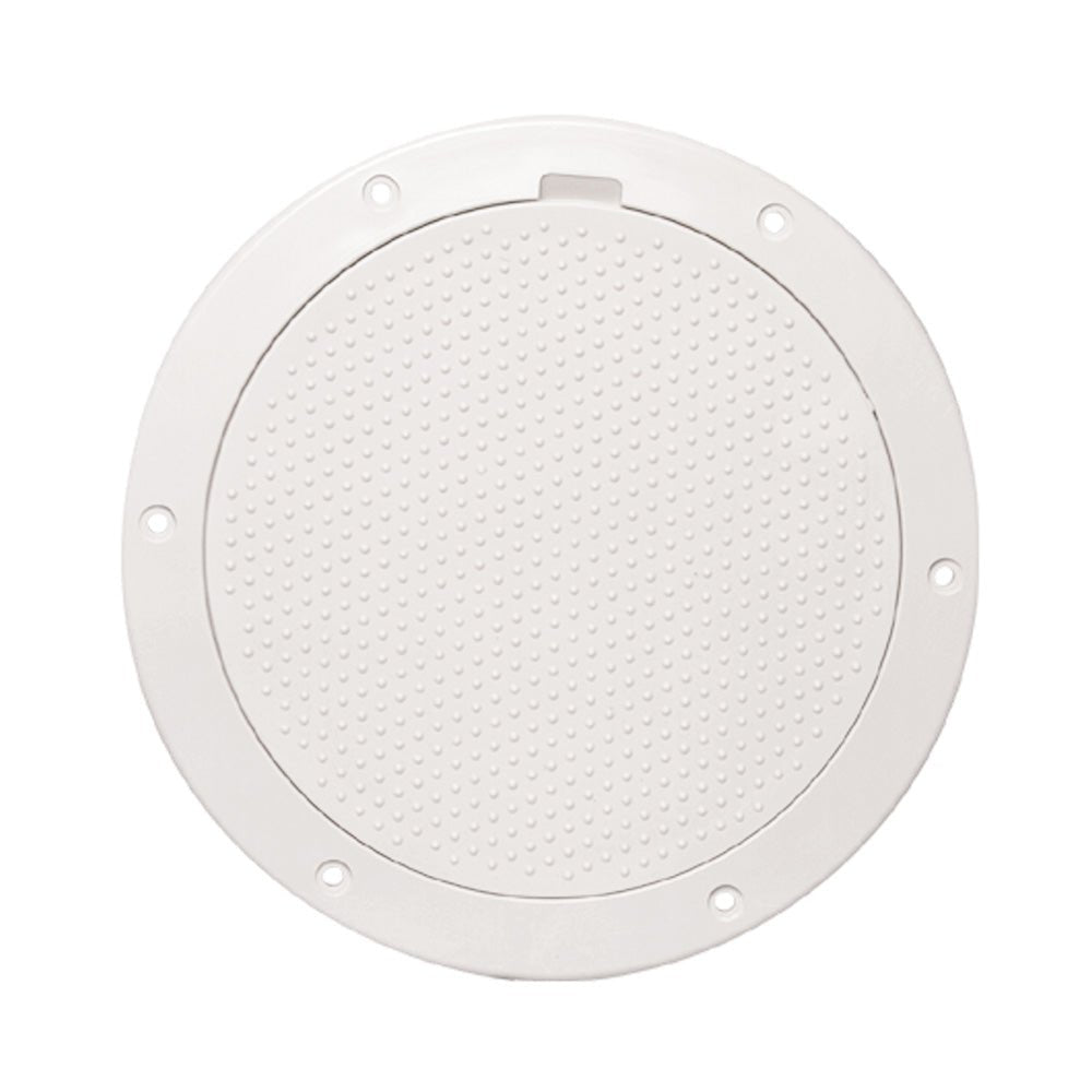 Beckson 6" Non - Skid Pry - Out Deck Plate - White - Marine Parts OnlyMarine HardwareBeckson Marine
