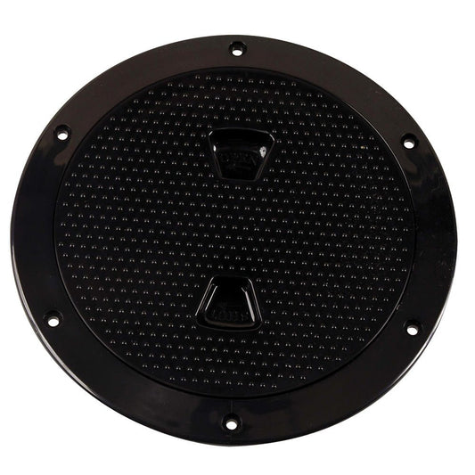 Beckson 6" Non - Skid Screw - Out Deck Plate - Black - Marine Parts OnlyMarine HardwareBeckson Marine