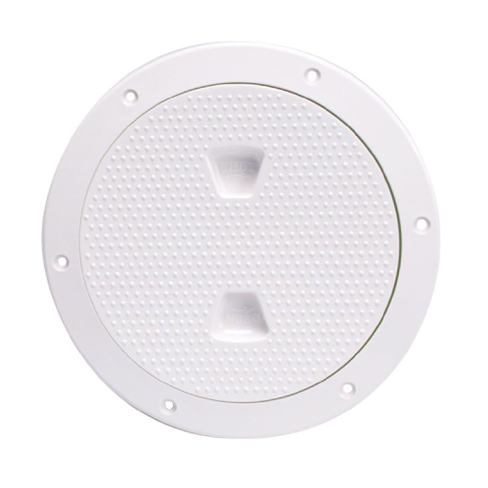 Beckson 6" Non - Skid Screw - Out Deck Plate - White - Marine Parts OnlyMarine HardwareBeckson Marine