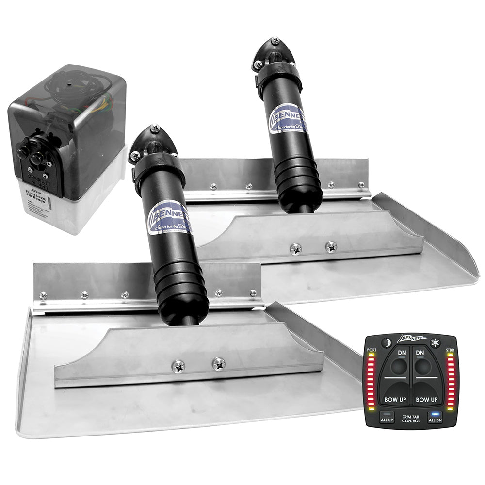 Bennett 12x12 Hydraulic Trim Tab System w/One Box Indication - Marine Parts OnlyBoat OutfittingBennett Marine