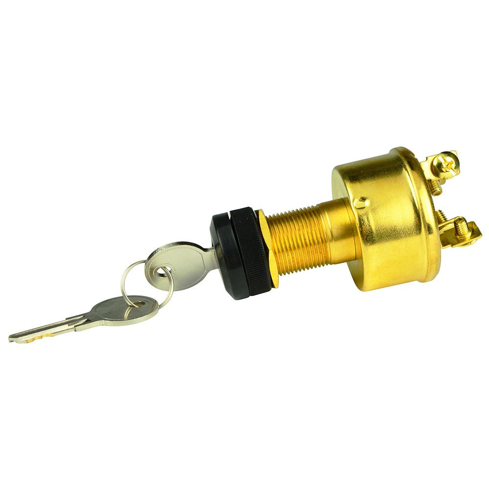 BEP 4 - Position Brass Ignition Switch - Accessory/OFF/Ignition &amp; Accessory/Start - Marine Parts OnlyElectricalBEP Marine