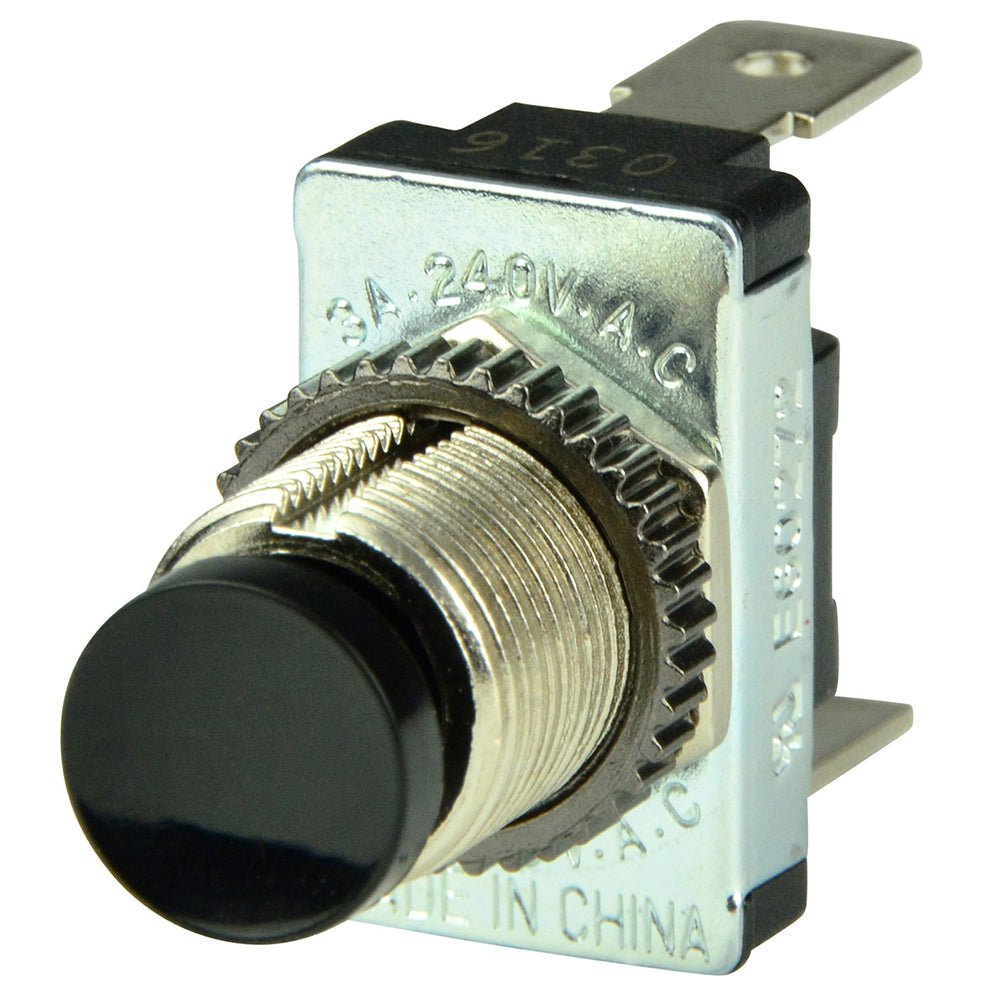 BEP Black SPST Momentary Contact Switch - OFF/(ON) - Marine Parts OnlyElectricalBEP Marine