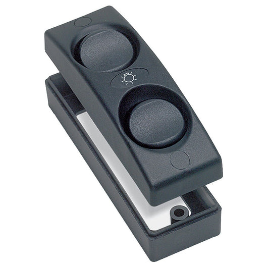 BEP Contour 1100 Series Double Interior Switch - On/Off - Black - Marine Parts OnlyElectricalBEP Marine