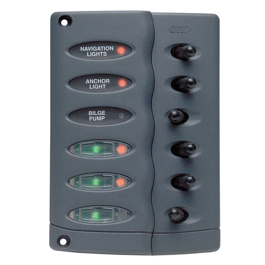 BEP Contour Switch Panel - Waterproof 6 Way - Marine Parts OnlyElectricalBEP Marine