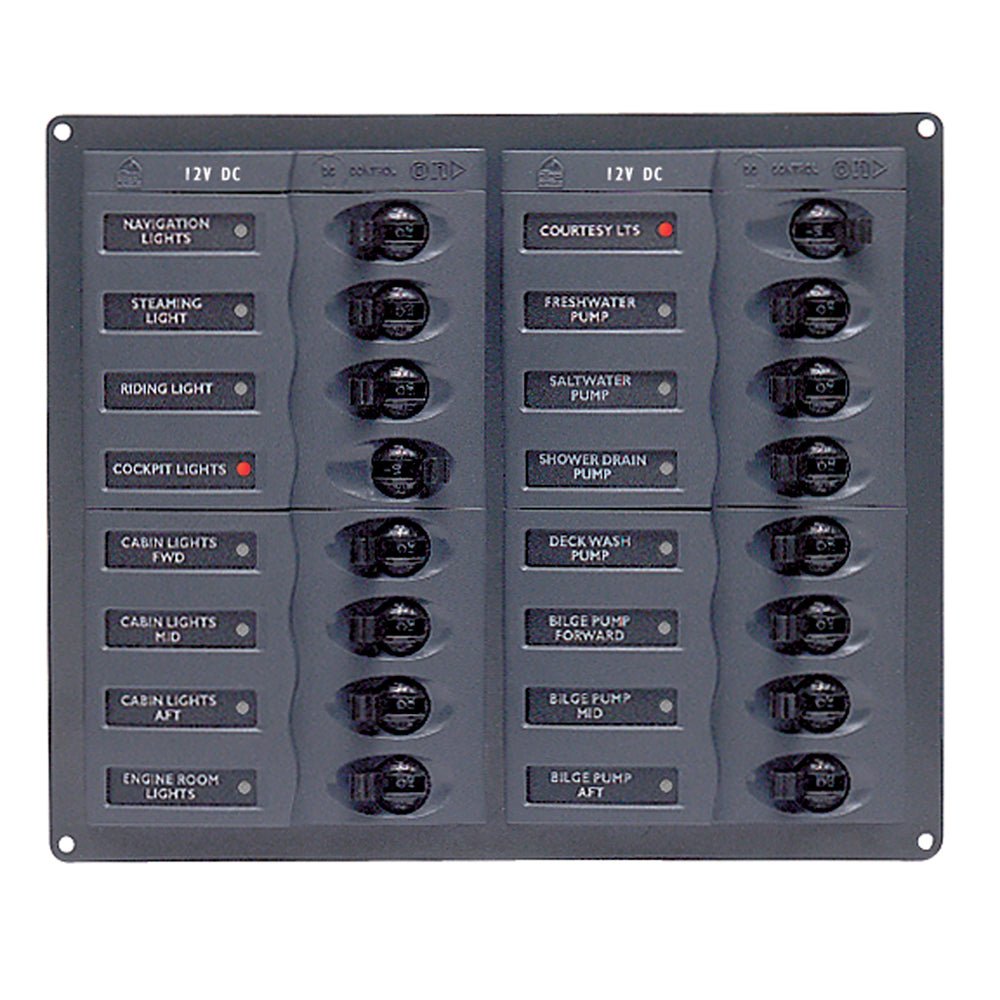 BEP DC Panel - 16 - Way - No Meter - Marine Parts OnlyElectricalBEP Marine