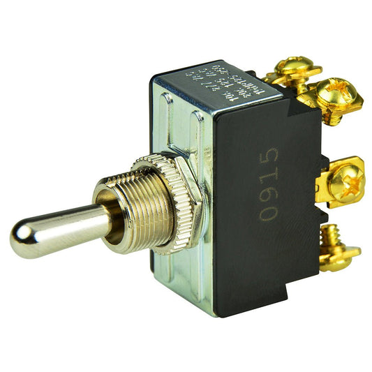 BEP DPDT Chrome Plated Toggle Switch - (ON)/OFF/(ON) - Marine Parts OnlyElectricalBEP Marine