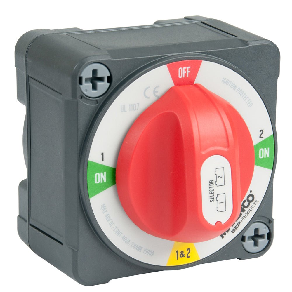 BEP Pro Installer 400A EZ - Mount Battery Selector Switch (1 - 2 - Both - Off) - Marine Parts OnlyElectricalBEP Marine