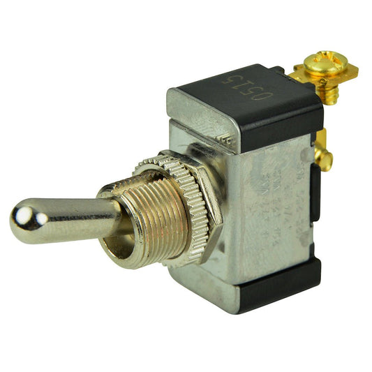 BEP SPST Chrome Plated Toggle Switch - OFF/(ON) - Marine Parts OnlyElectricalBEP Marine