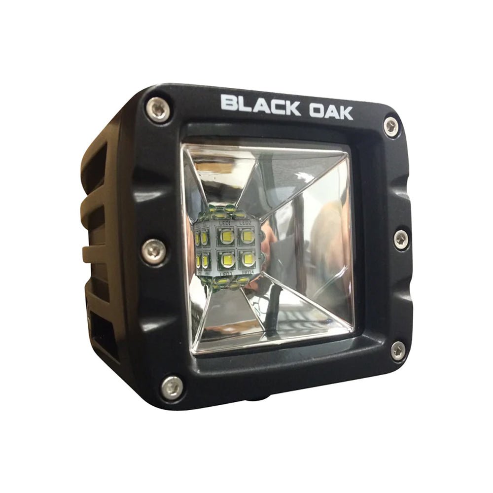 Black Oak 2" LED Light Pod - Scene Optics - Black Housing - Pro Series 3.0 - Marine Parts OnlyLightingBlack Oak LED
