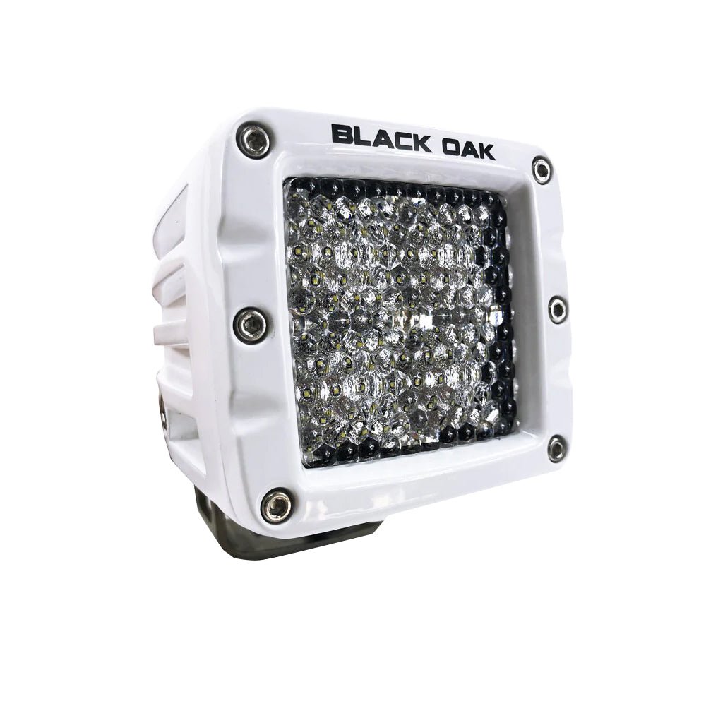 Black Oak 2" Marine LED Pod Light - Diffused Optics - White Housing - Pro Series 3.0 - Marine Parts OnlyLightingBlack Oak LED