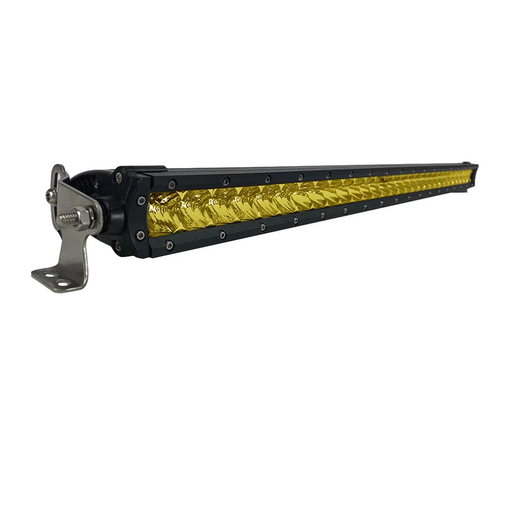 Black Oak 30" Yellow Lens Single Row LED Light Bar - Combo Optics - Black Housing - Pro Series 3.0 - Marine Parts OnlyAutomotive/RVBlack Oak LED