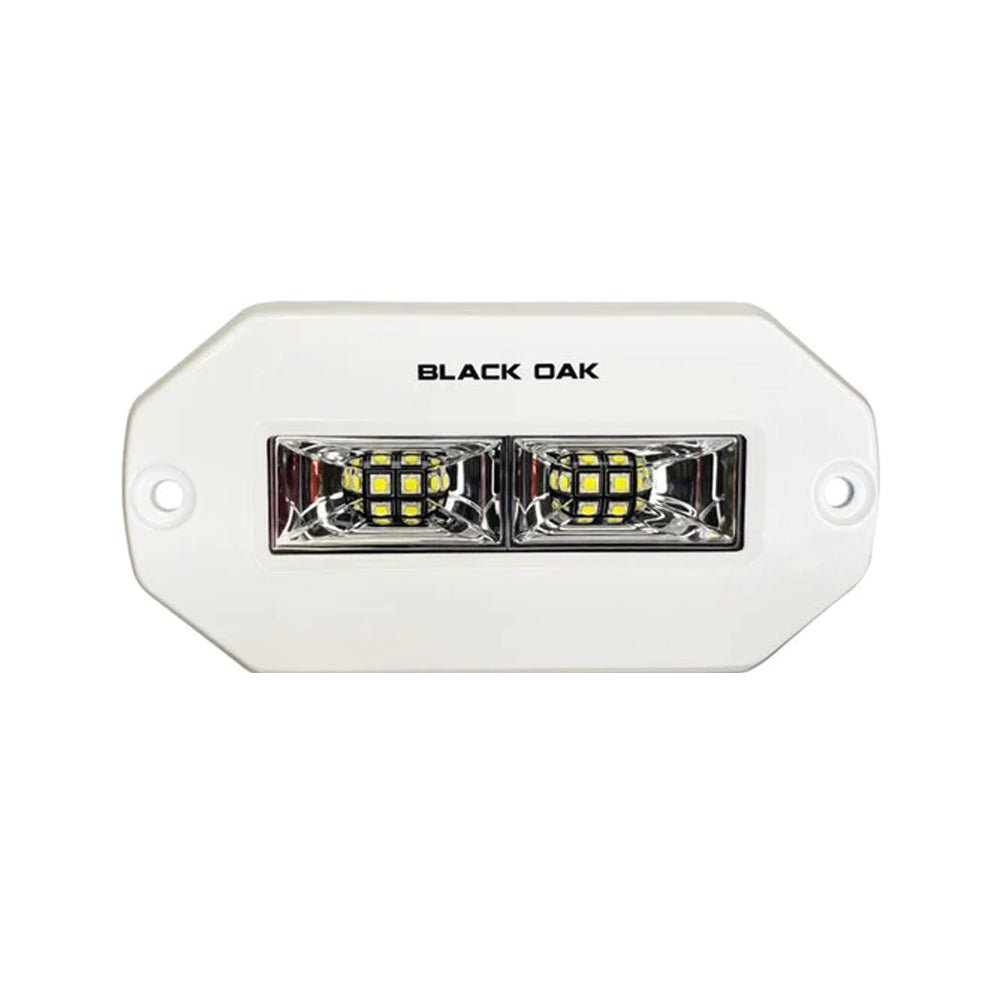 Black Oak 4" Marine Flush Mount Spreader Light - White Housing - Pro Series 3.0 - Marine Parts OnlyLightingBlack Oak LED