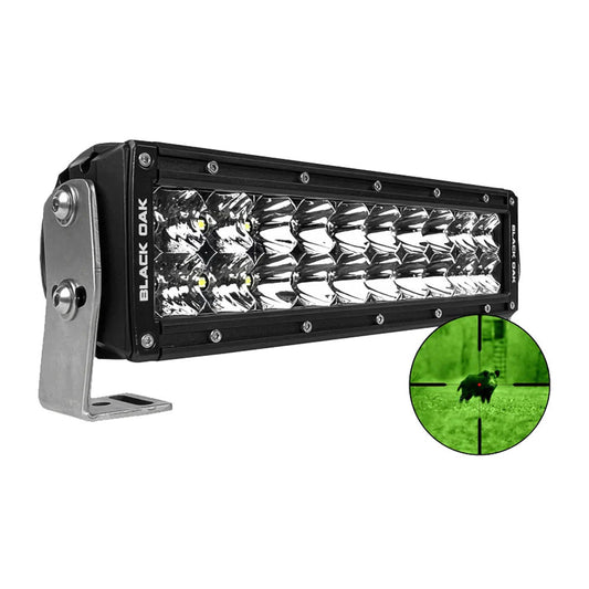 Black Oak Pro Series 3.0 10" 850nm Infrared Double Row LED Light Bar - Combo Optics - Black Housing - Marine Parts OnlyLightingBlack Oak LED