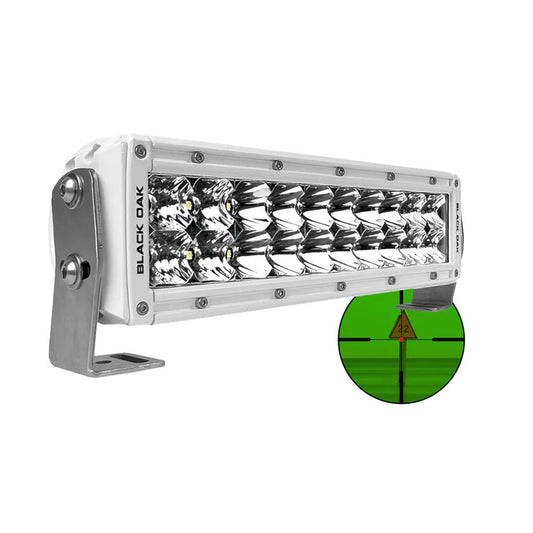 Black Oak Pro Series 3.0 10" 850nm Infrared Marine LED Double Row Light Bar - Combo Optics - White Housing - Marine Parts OnlyLightingBlack Oak LED
