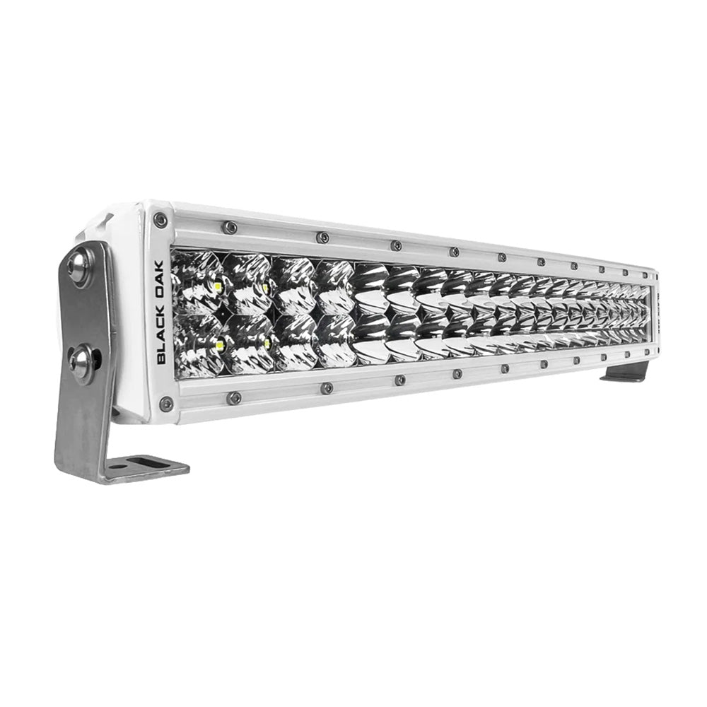 Black Oak Pro Series 3.0 Curved Double Row 20" LED Light Bar - Combo Optics - White Housing - Marine Parts OnlyAutomotive/RVBlack Oak LED