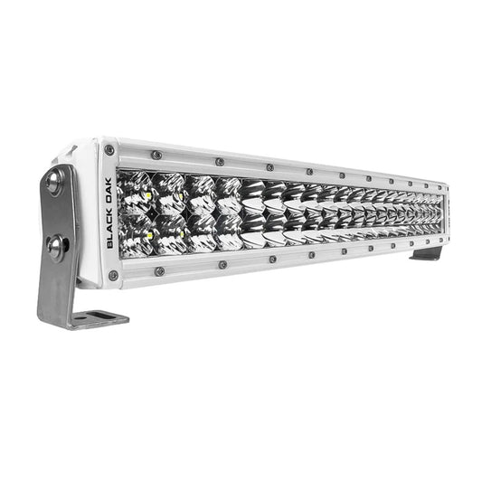 Black Oak Pro Series 3.0 Curved Double Row 20" LED Light Bar - Combo Optics - White Housing - Marine Parts OnlyAutomotive/RVBlack Oak LED