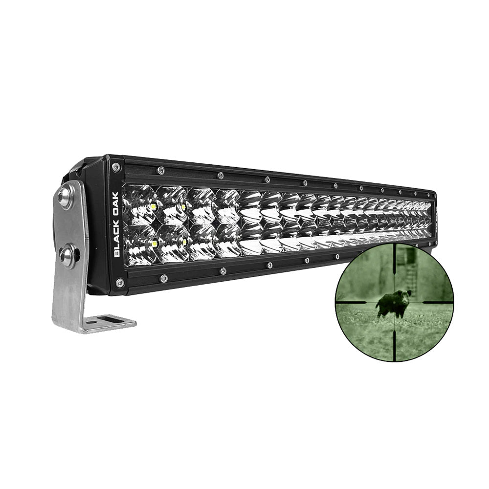 Black Oak Pro Series Double Row Combo Infrared 20" 940nm Light Bar - Black - Marine Parts OnlyLightingBlack Oak LED