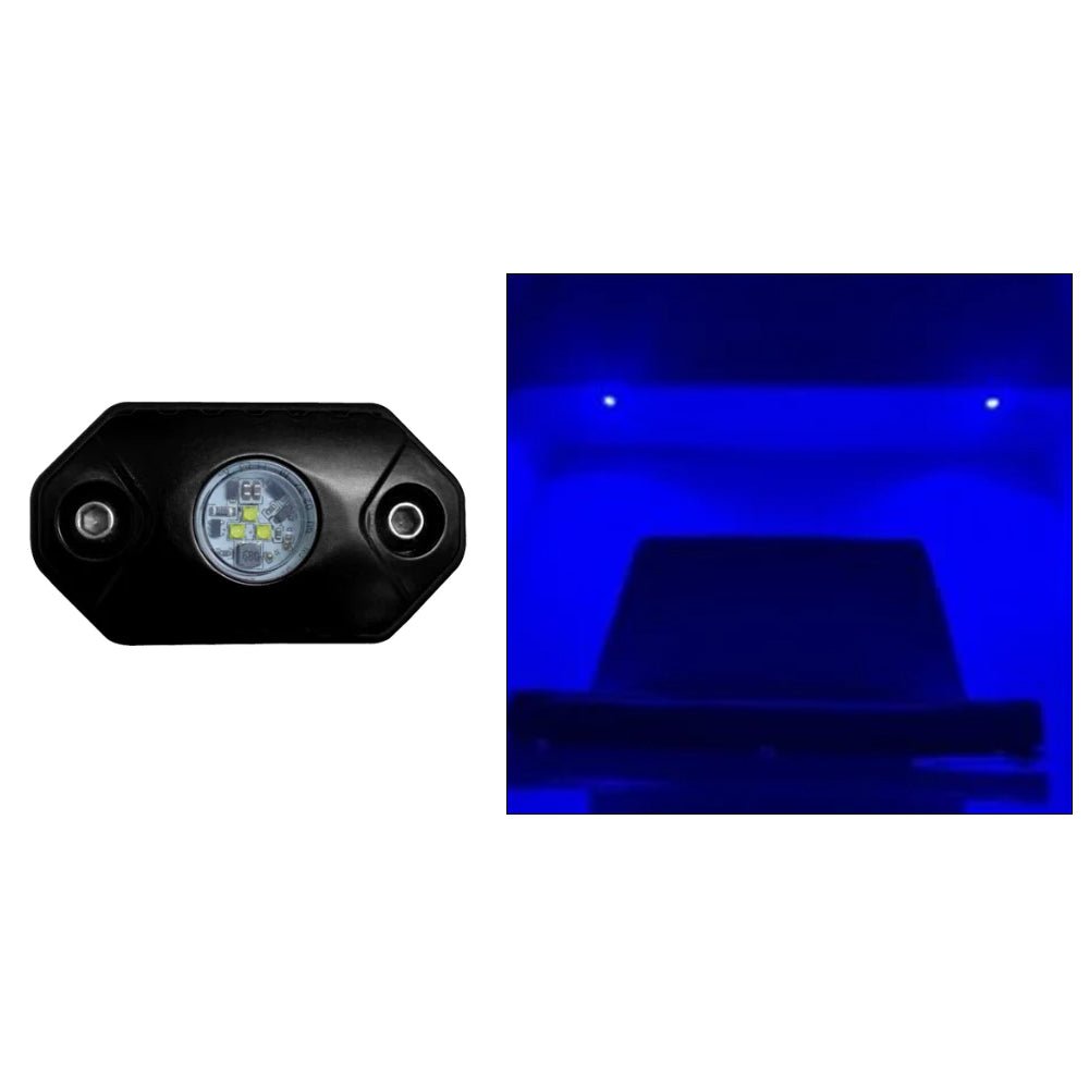 Black Oak Rock Accent Light - Blue - Black Housing - Marine Parts OnlyLightingBlack Oak LED