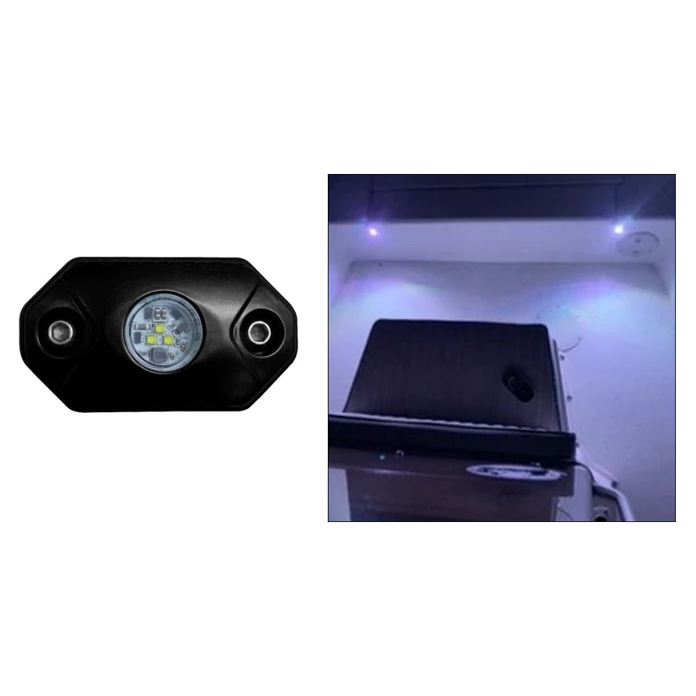 Black Oak Rock Accent Light - White - Black Housing - Marine Parts OnlyLightingBlack Oak LED