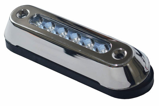 BLUE OVAL SS BEZEL LED - Marine Parts OnlyT - H MARINE