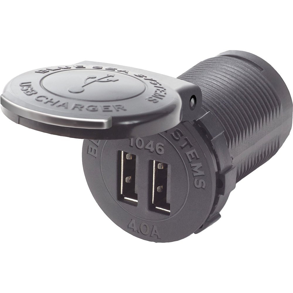 Blue Sea 1046 48V Dual USB Charger Socket Mount - Marine Parts OnlyElectricalBlue Sea Systems