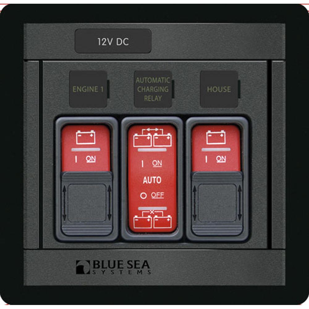 Blue Sea 1147 Remote Control Panel w/(2)2145 & (1)2146 Remote Control Contura Switch - Marine Parts OnlyElectricalBlue Sea Systems