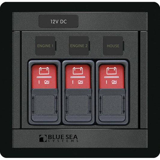 Blue Sea 1148 Remote Control Panel w/(3) 2145 Remote Control Contura Switch - Marine Parts OnlyElectricalBlue Sea Systems