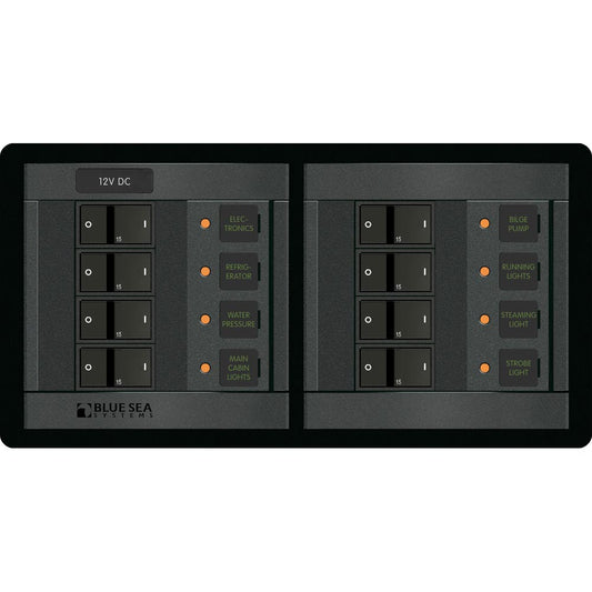 Blue Sea 1225 12V DC 8 Position - Horizontal - Marine Parts OnlyElectricalBlue Sea Systems