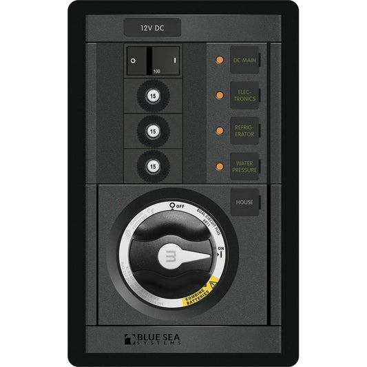 Blue Sea 1408 M - Series Dual Circuit Plus&153;, Main + 3 Positions CLB Vertical - Marine Parts OnlyElectricalBlue Sea Systems