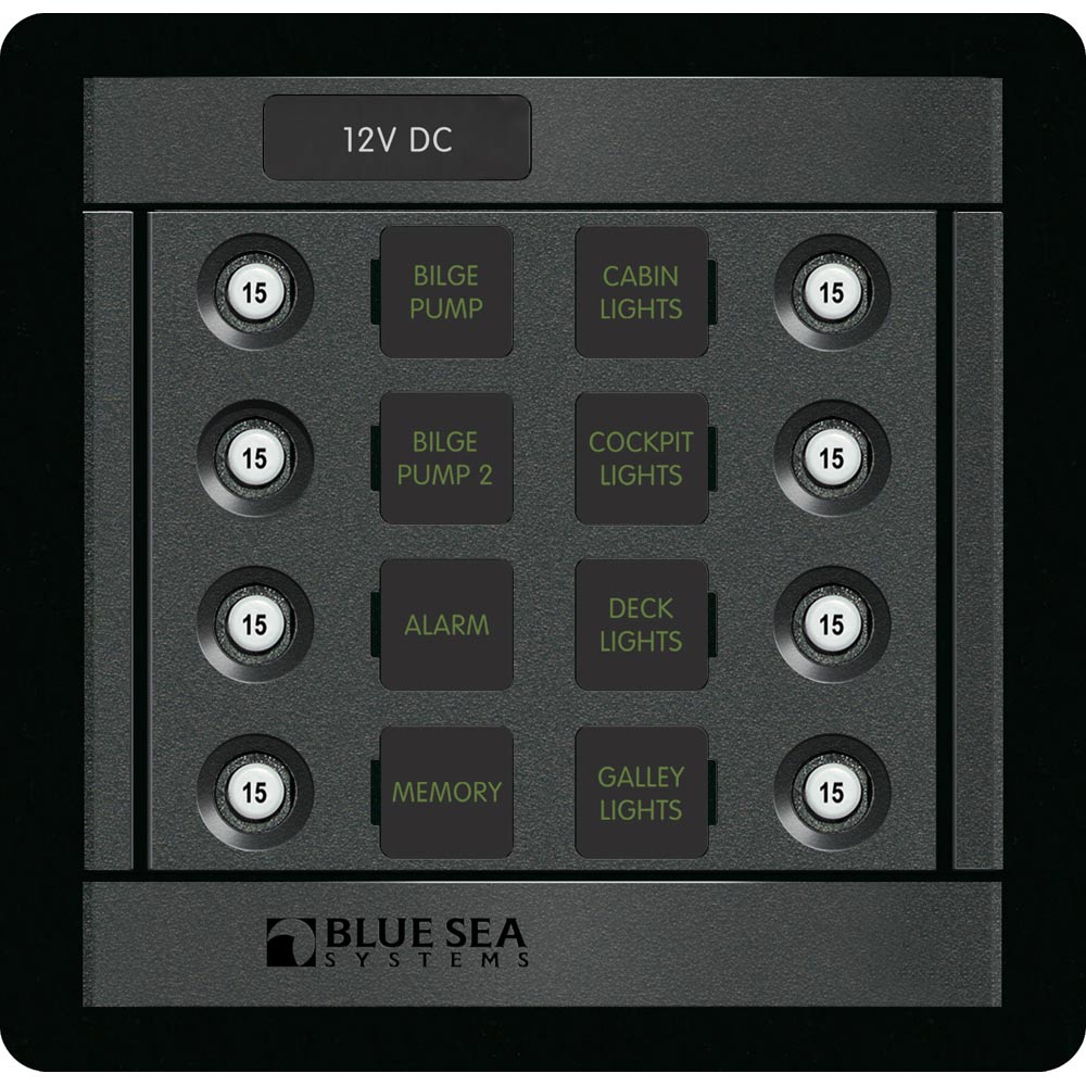 Blue Sea 1450 DC 8 Position CLB Square - Marine Parts OnlyElectricalBlue Sea Systems