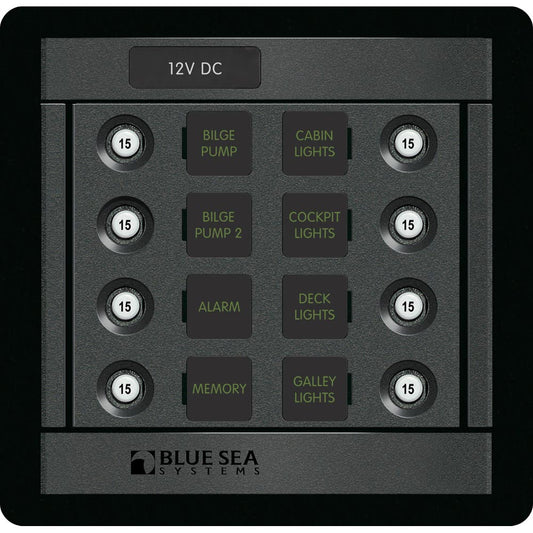 Blue Sea 1450 DC 8 Position CLB Square - Marine Parts OnlyElectricalBlue Sea Systems