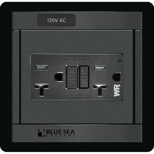 Blue Sea 1499 - 360 Panel - 120V AC GFCI Dual Outlet - Marine Parts OnlyElectricalBlue Sea Systems