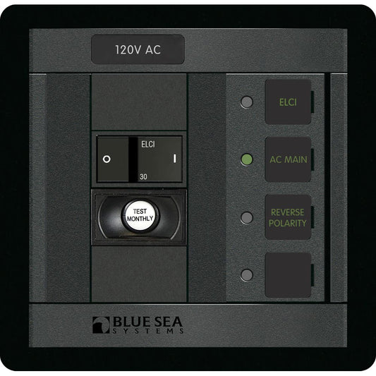 Blue Sea 1502 ELCI Main 30A Double Pole Panel - Marine Parts OnlyElectricalBlue Sea Systems