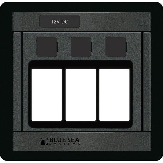 Blue Sea 1520 Remote Control Switch - 360 Panel - 3 Blank - Marine Parts OnlyElectricalBlue Sea Systems