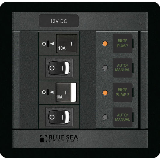 Blue Sea 1522 360 Panel Dual Bilge Pump Control - Marine Parts OnlyElectricalBlue Sea Systems