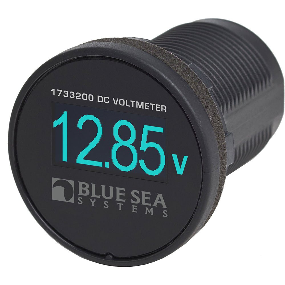 Blue Sea 1733200 Mini OLED Voltmeter - Blue - Marine Parts OnlyElectricalBlue Sea Systems