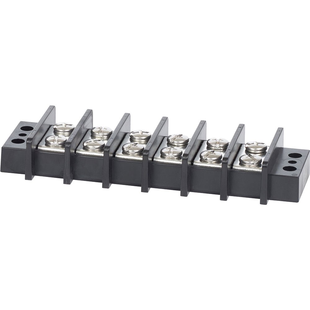 Blue Sea 2606 Terminal Black 65AMP - 6 Circuit - Marine Parts OnlyElectricalBlue Sea Systems